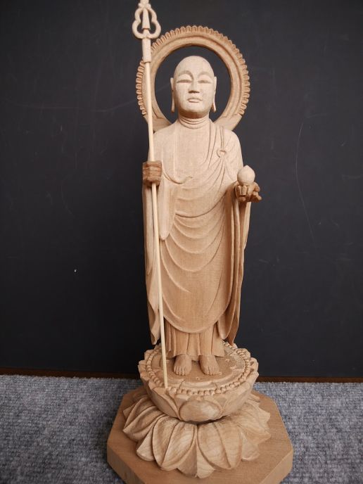仏像彫刻ブログ_地蔵菩薩立像